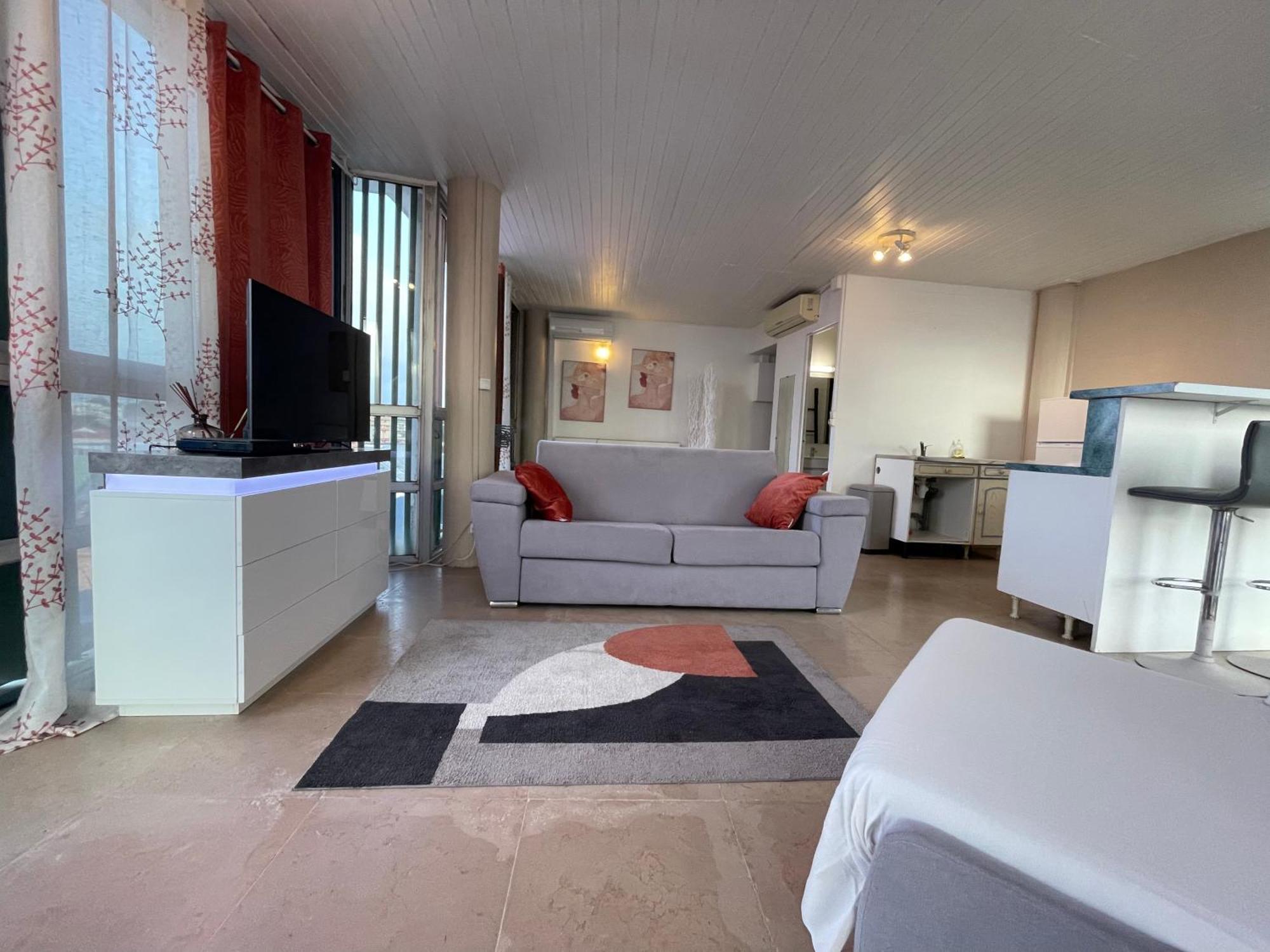 Апартаменты Penthouse Seaside 10 Min Port, Croisiere Et Aeroport Пуэнт-а-Питр Экстерьер фото