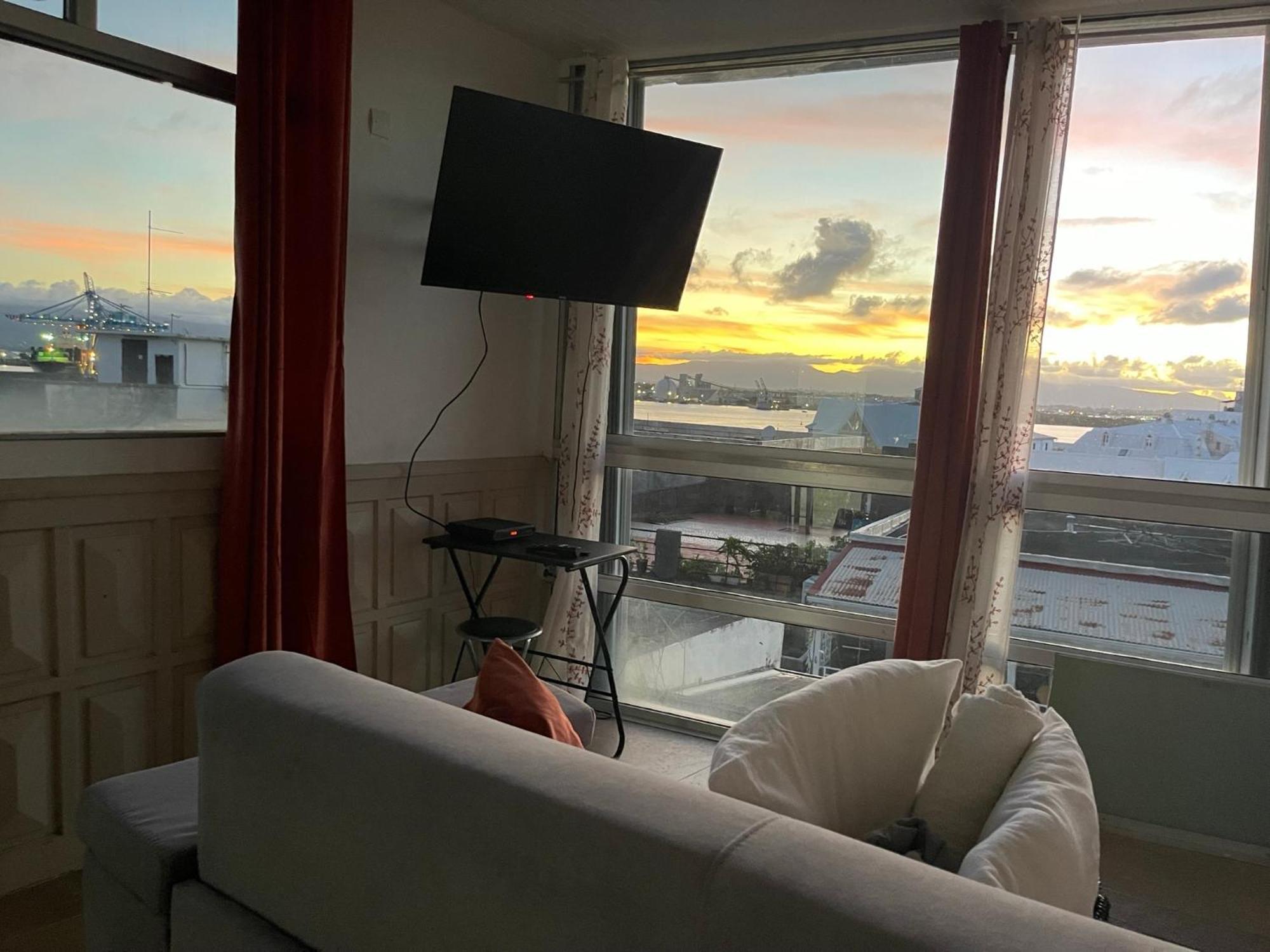 Апартаменты Penthouse Seaside 10 Min Port, Croisiere Et Aeroport Пуэнт-а-Питр Экстерьер фото
