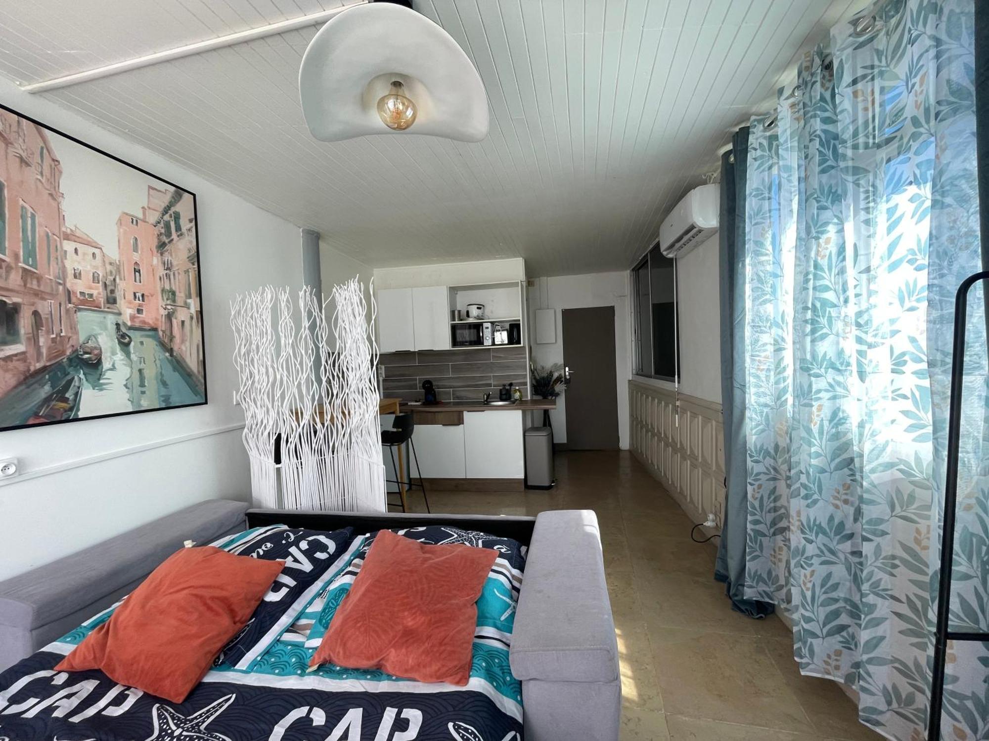 Апартаменты Penthouse Seaside 10 Min Port, Croisiere Et Aeroport Пуэнт-а-Питр Экстерьер фото